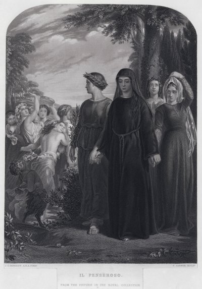 Dalgın (gravür) by John Callcott Horsley