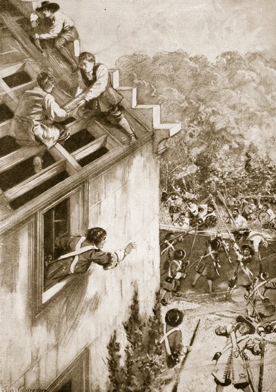 Dunkeld saldırısı, 21 Ağustos 1689 (taş) by John Cameron