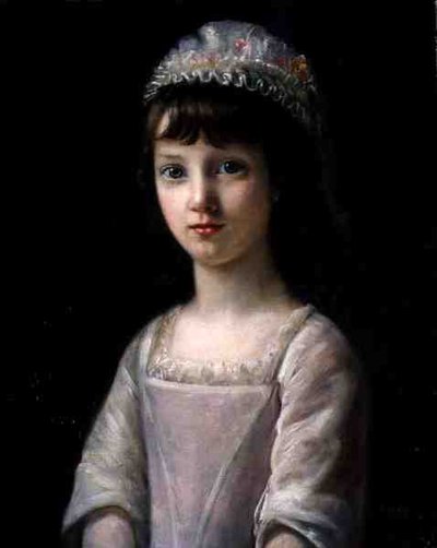 Şapkalı Kız Portresi by John Camillus Hone