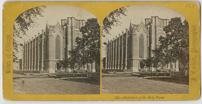 Kutsal Ad Katedrali, Chicago, c.1870 by John Carbutt