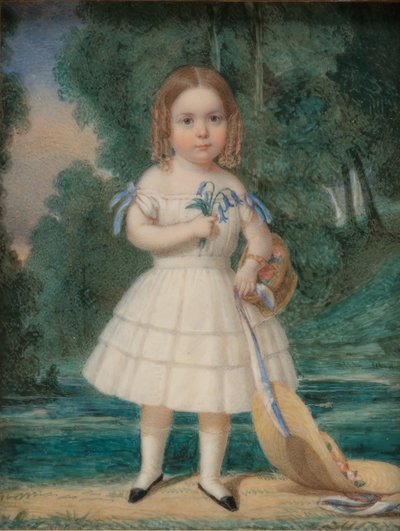 Florine Turner, 1845. by John Carlin