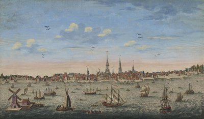 Philadelphia'nın Doğu Perspektifinden Bir Görünüm, 1778 by John Carwitham
