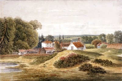 İspanyollar Inn, Hampstead Heath, Hampstead, Londra, c1820 by John Cawthorn