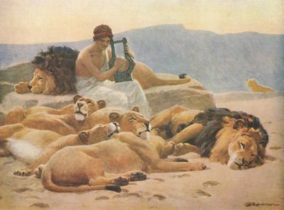Orpheus ve Udası, 19. yüzyılın sonları - 20. yüzyılın başlarında, 1914. by John Charles Dollman