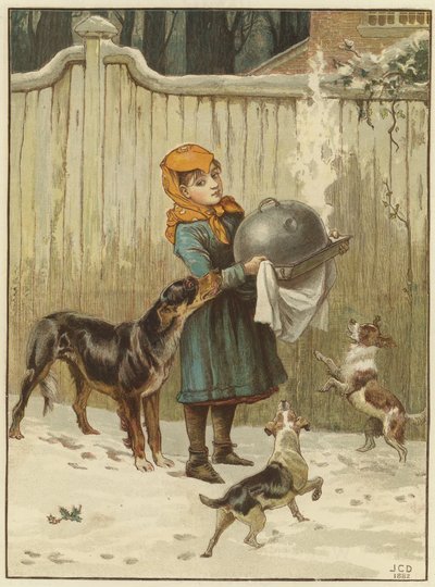 Tehlikedeki Noel Yemeği by John Charles Dollman