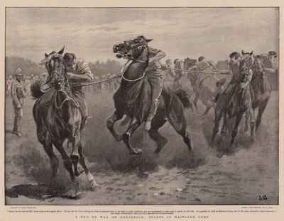 At Sırtında Halat Çekme, Maitland Kampında Spor by John Charlton