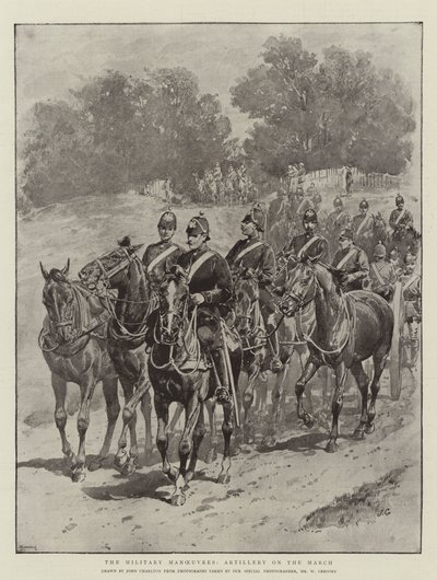 Askeri Manevralar, Mart'ta Topçu by John Charlton