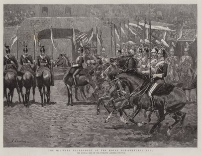 Kraliyet Tarım Salonunda Askeri Turnuva by John Charlton