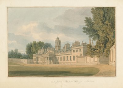 Bedfordshire - Woburn Manastırı, 1824 by John Chessell Buckler