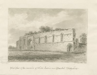 Brewood - Whiteladies Manastırı by John Chessell Buckler