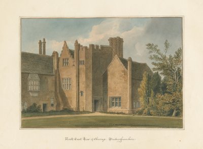 Buckinghamshire - Chenies Salonu, 1823 by John Chessell Buckler
