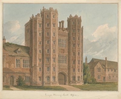 Essex - Katmanlı Marney Salonu, 1825 by John Chessell Buckler
