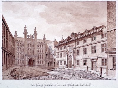 Guildhall, Londra, 1820 by John Chessell Buckler
