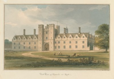 Kent - Knowle, 1811 by John Chessell Buckler