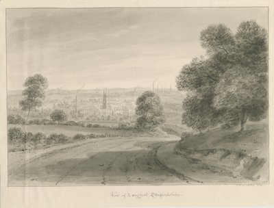 Longport Köyü: sepya çizimi by John Chessell Buckler