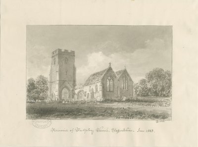 Rugeley Kilisesi by John Chessell Buckler