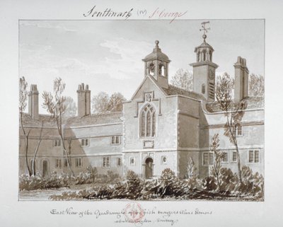 St Peter Hastanesi, Southwark, Londra, 1827 by John Chessell Buckler