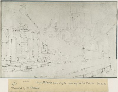 Taş Kilise: photostat, nd [c 1841] (baskı) by John Chessell Buckler