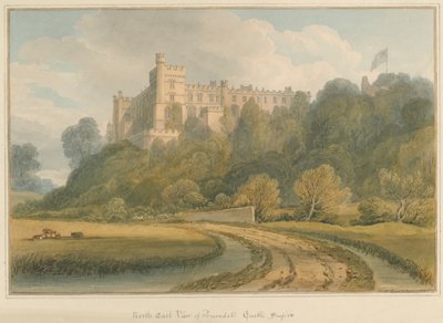 Sussex - Arundel Kalesi, 1825 by John Chessell Buckler