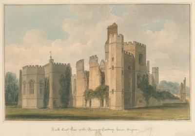 Sussex - Cowdray Evi, 1825 by John Chessell Buckler