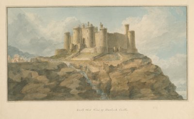 Galler - Mouthshire - Harlech Kalesi, 1800 by John Chessell Buckler