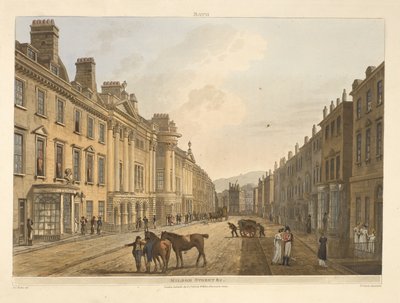Milsom street.Bath, J. C. Nattes