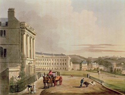 John Hill 1770-1850 pub tarafından oyulmuş bir Dizi Görünümle Gösterilen Bath