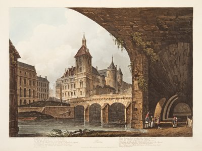 Pont-au-Change, Tour de lHorloge ve Conciergerie