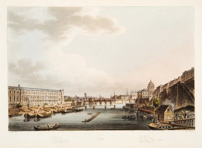 Louvre Müzesi; Pont Neuf; 4 Ulus Koleji; Voltaires Quay, Versailles, Paris ve Saint Denis, pub