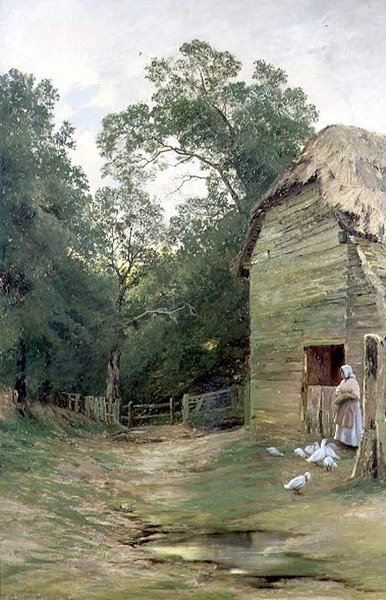 Bir Surrey Çiftliği by John Clayton Adams