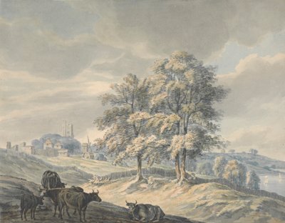 Margaret's, Rochester, Kent'e bakan görünüm by John Cleveley the Younger