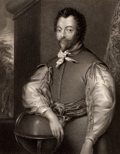 Francis Drake'in portresi by John Cochran