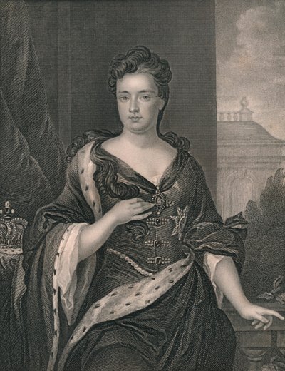 Kraliçe Anne, 19. yüzyılın ortalarında. by John Cochran