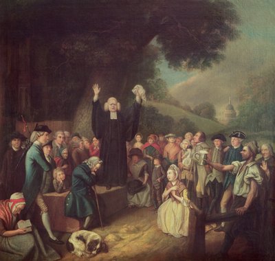 George Whitefield vaaz ediyor by John Collet
