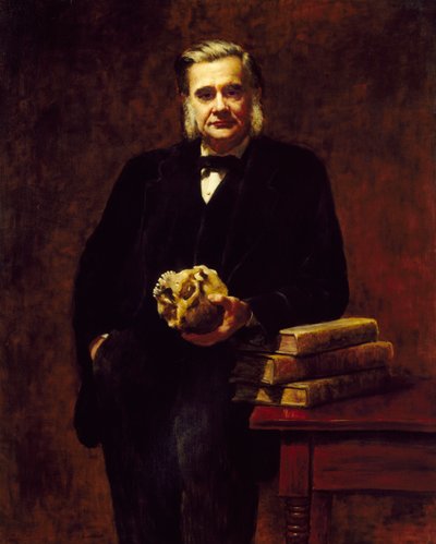 Thomas Huxley (1825-95) 1883 (tuval üzerine yağlı boya) by John Collier