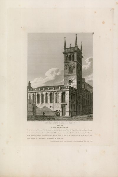 All Hallows, Bread Street, Londra by John Coney
