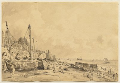 Brighton Sahili, Doğuya Bakmak, 1824 by John Constable