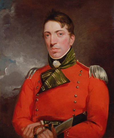 Kaptan Richard Gubbins, c.1804-05 (tuval üzerine yağlı boya) by John Constable
