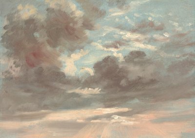 Bulut Çalışması: Fırtınalı Gün Batımı by John Constable
