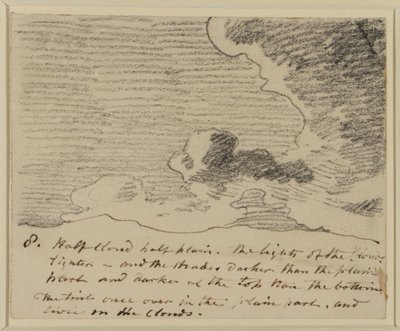 Bulut çalışması (Alexander Cozens Engravings of Skyes