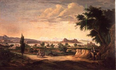 Bir Eşek ile Rakamlar, Uzakta Korfu by John Constable