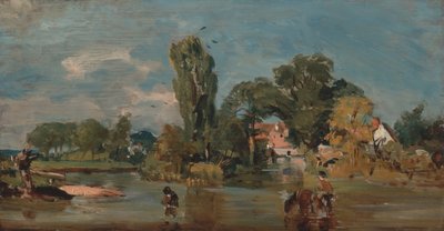 Flatford Mill, 1810 ve 1811 arasında. by John Constable