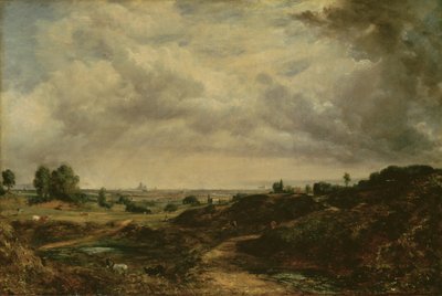 Hampstead Heath (tuval üzerine yağlıboya) by John Constable