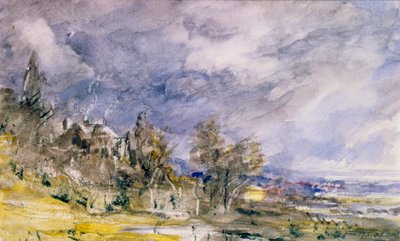 Well Walk yakınından Hampstead Heath, 1834 by John Constable