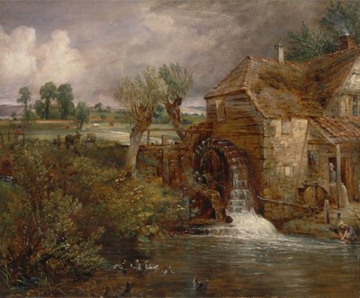Parham Mill, Gillingham, yak. 1826. by John Constable