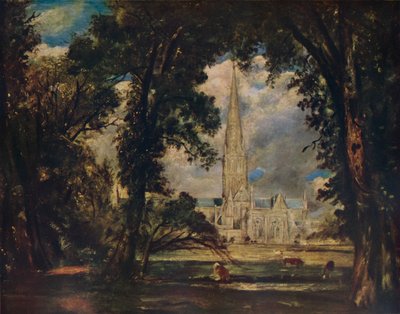 Salisbury Katedrali, c1823 by John Constable