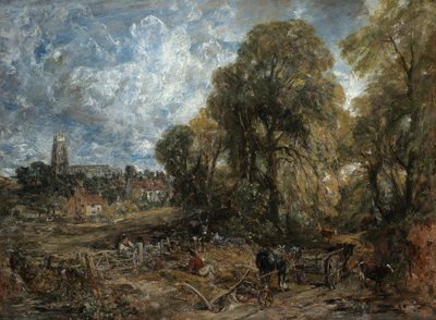 Stoke-by-Nayland, 1836. by John Constable