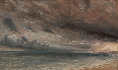 Fırtınalı Deniz, Brighton, yak. 1828. by John Constable