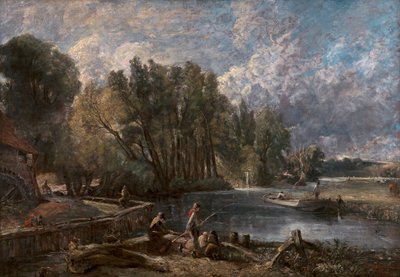 Stratford Mill, 1819-1820. by John Constable