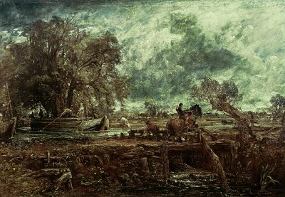 Study for The Leaping Horse, c.1825  by John Constable